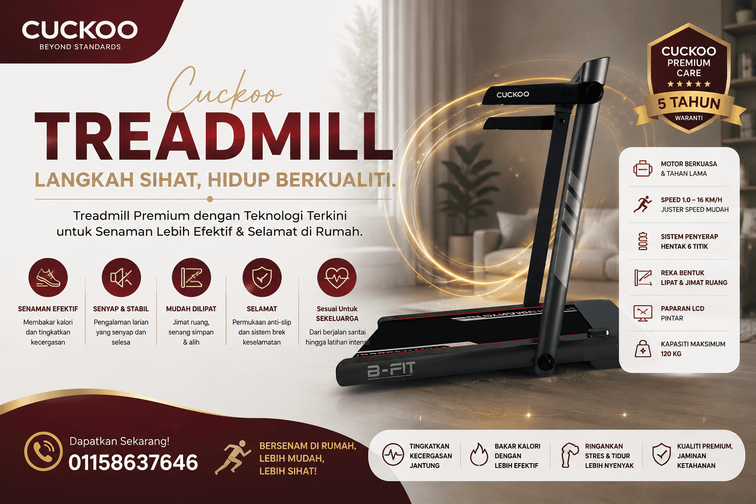 Cuckoo treadmill Banner